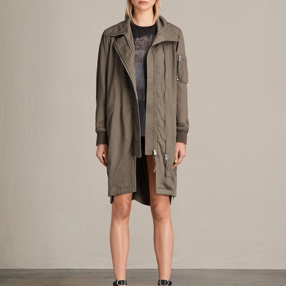 All Saints Oren light parka